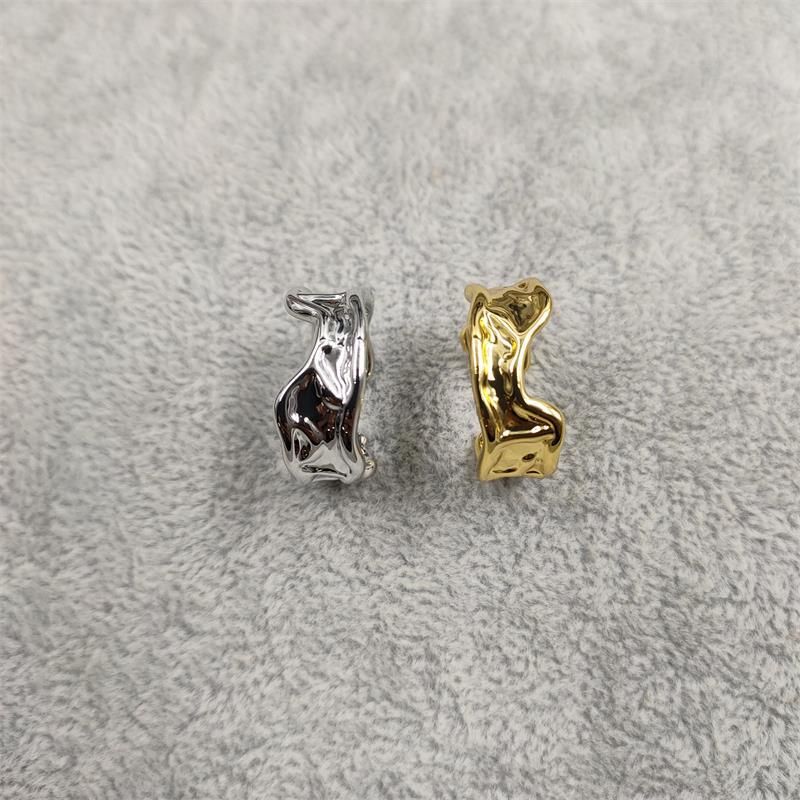 Nuovo anello di design originale Ins in ottone placcato oro_voghion.com