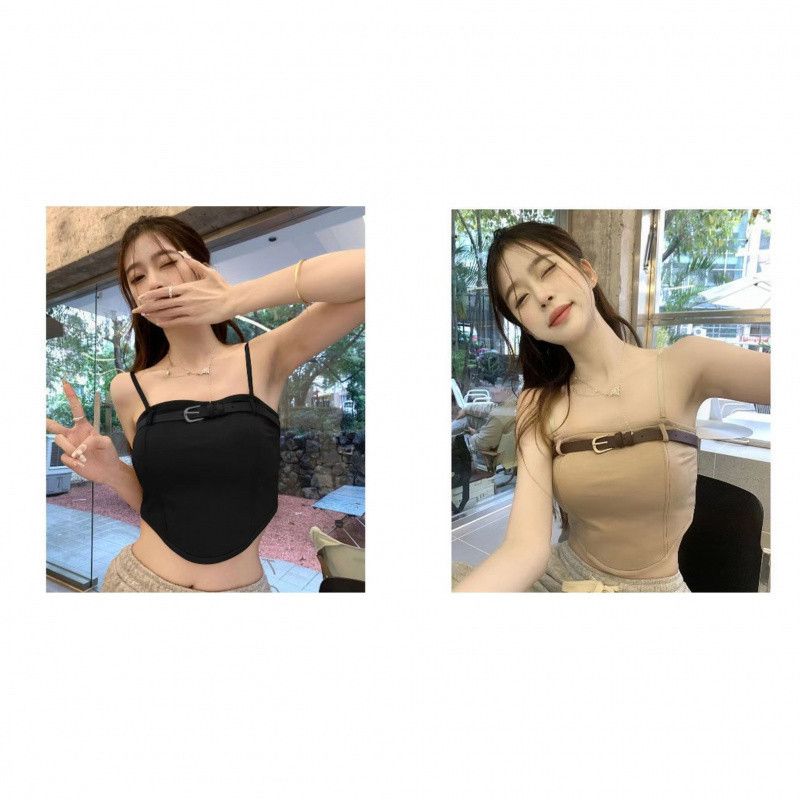 Stile francese, unico e squisito, design di personalità per ragazze con puro desiderio, sexy, intimo, canotta._voghion.com