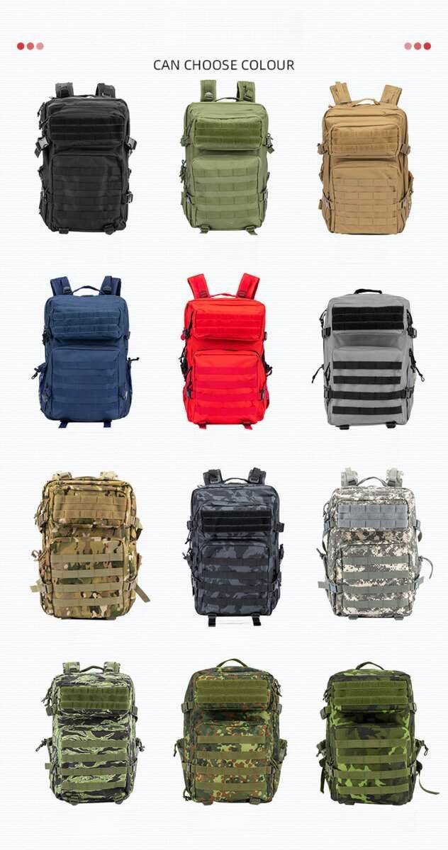 Uus suure mahutavusega taktikaline kott kamuflaaž mägironimis- ja matkaspordi seljakott Oxfordi riidest_voghion.com