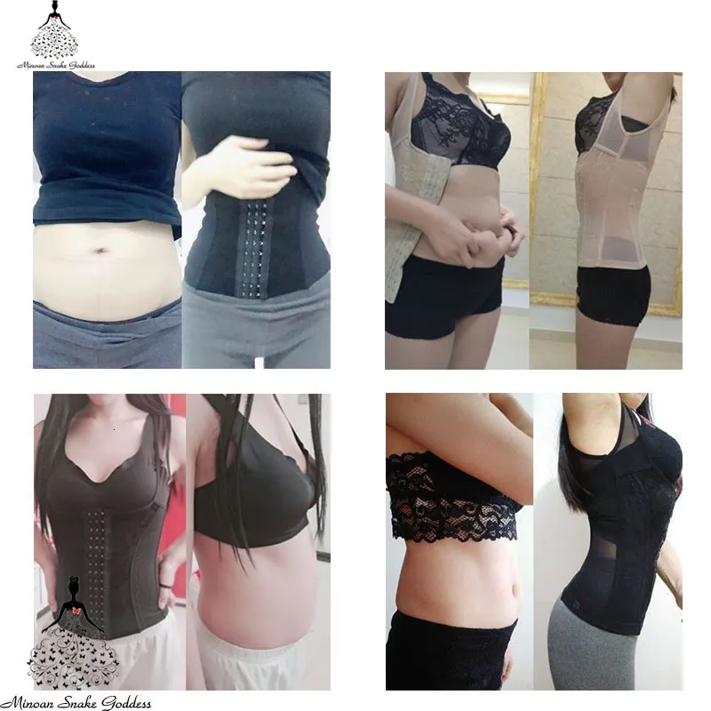 Talia brzuch Shaper gorset modelujący talię urządzenie do modelowania sylwetki odchudzanie płaszcza kobieta płaski brzuch brzuch Fas pasy poporodowe kontrola_voghion.com