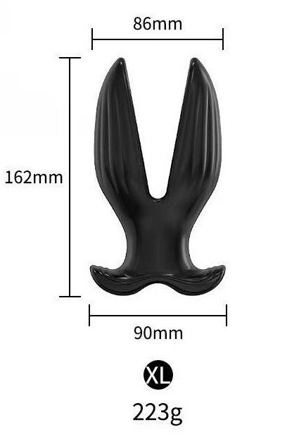 luckyqqyp Espansione per plug unisex, per pulizia anale e lombare, clistere, design SM cavo_voghion.com