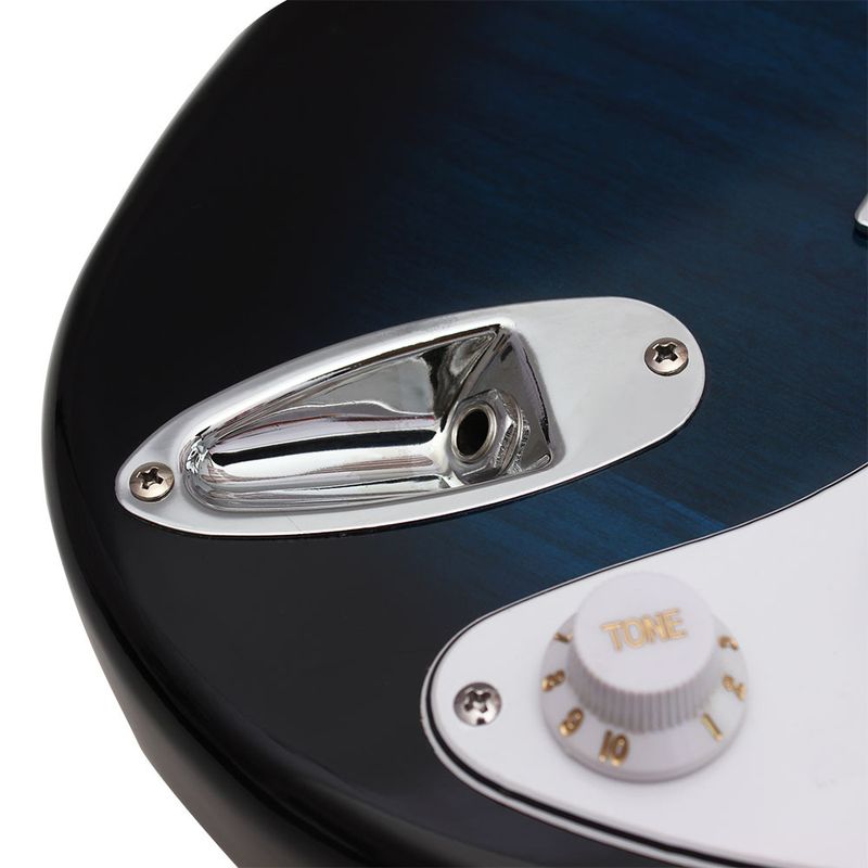 Single Shake ST Series Set Blue Professional Grade For Children And Adults Beginners Electric Guitar_voghion.com