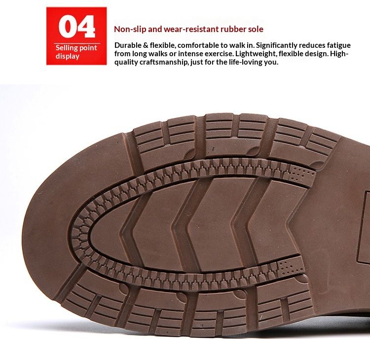 Glide Glide Leather Spring British Scarpe Derby Casual con Suola Spessa da Uomo Formali da Sposa Lavoro Stivali Martin Bassi_voghion.com