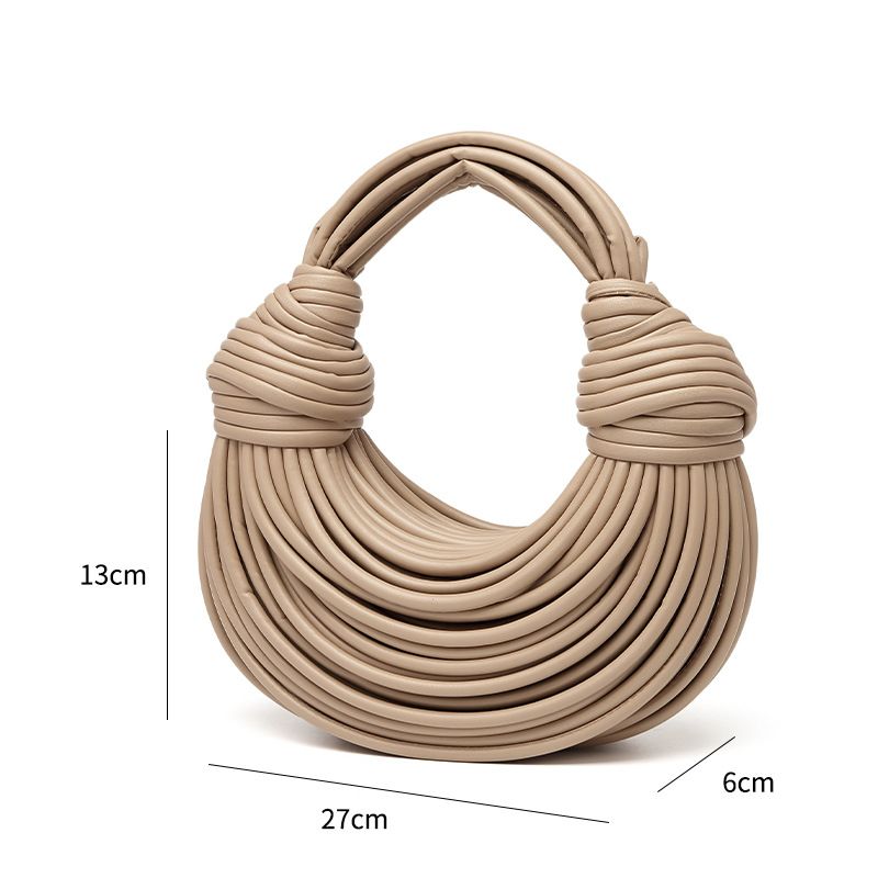 Borsa da donna creativa con personalità Borsa per noodle con pacchetto in filo metallico dal design unico Nuova borsa per ragazza calda alla moda_voghion.com