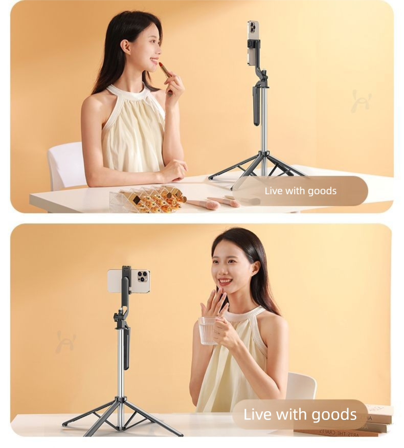 Shenzhou Selfie Stick Tripod 1.8m Handheld Anti-Shake Gimbal Phone Live Streaming Remote Control Portable Floor_voghion.com