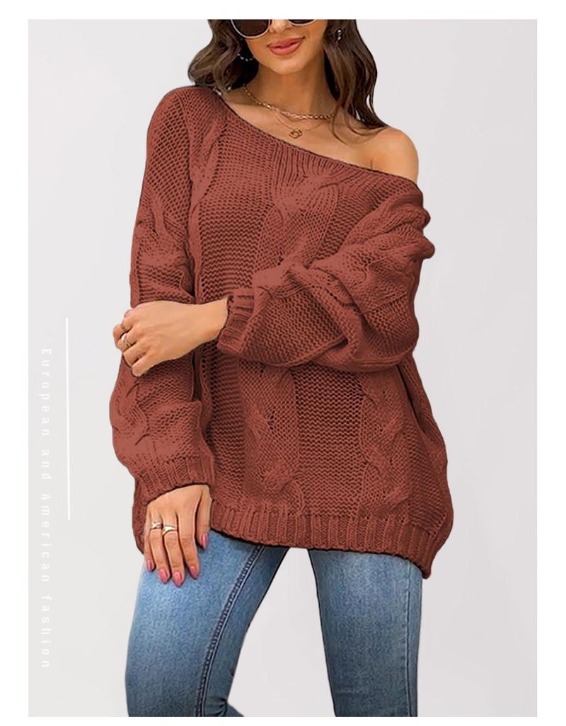 Lockerer Strickpullover mit V-Ausschnitt und Thousand Bird Grid-Muster, ärmellose Weste_voghion.com