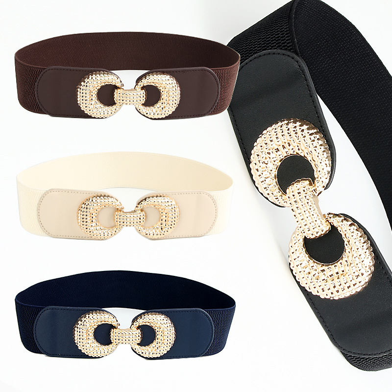 Nuovo vestito da capospalla con un'elegante fascia in vita, versatile cintura da donna elasticizzata_voghion.com