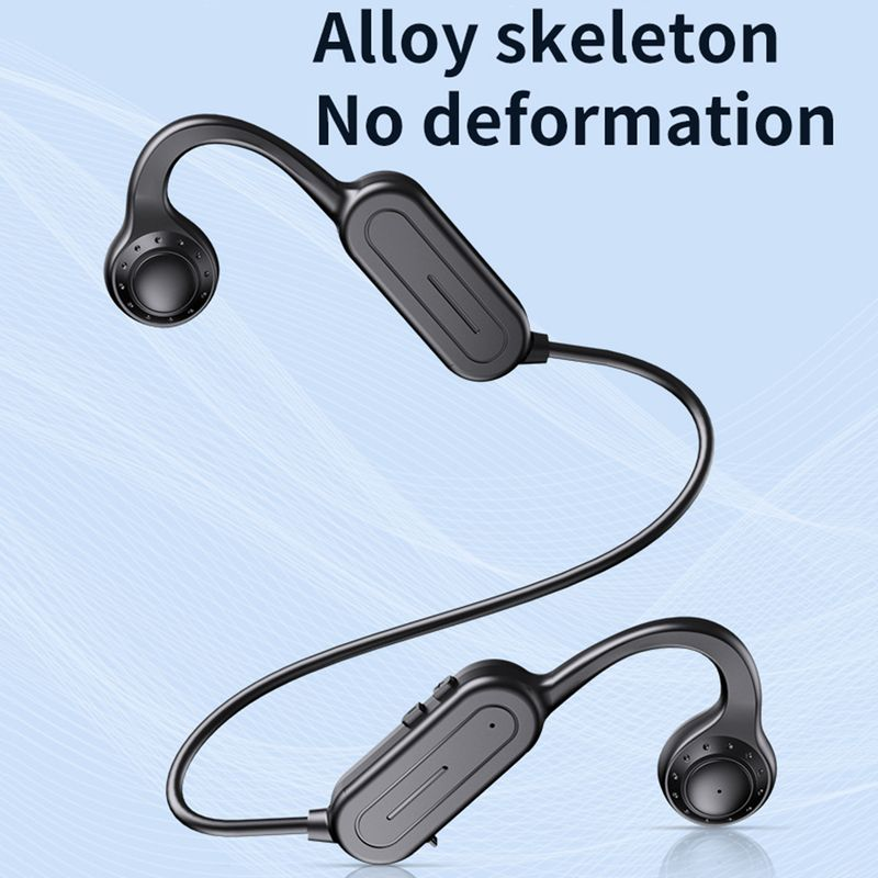 Q88 Wireless Earphone Ear Hook Noise Reduction Comfortable Bone Conduction Built-in Microphone Sports Stereo_voghion.com