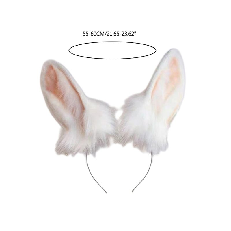 COSPLAY Ohren Tier Ohr Stirnband Kaninchen Karneval Handgemachte Pelzigen Party Kostüm Teufel Beast Großhandel_voghion.com
