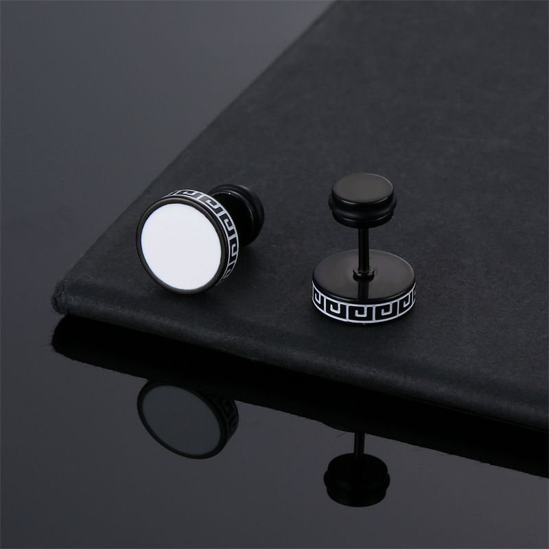 Popular New Men's Women's Universal Dumbbells, Simple Earrings, Fashionable Piercing Accessories, Jewelry_voghion.com