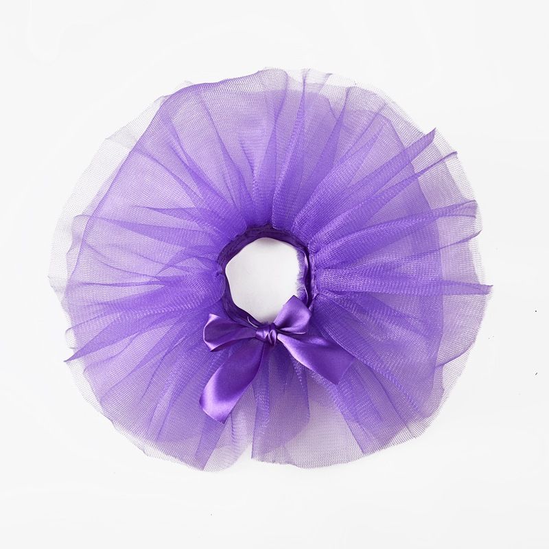 Neu Haustier TUTU Glänzender Tüll Krawatte Hundekostüm Halbrock_voghion.com