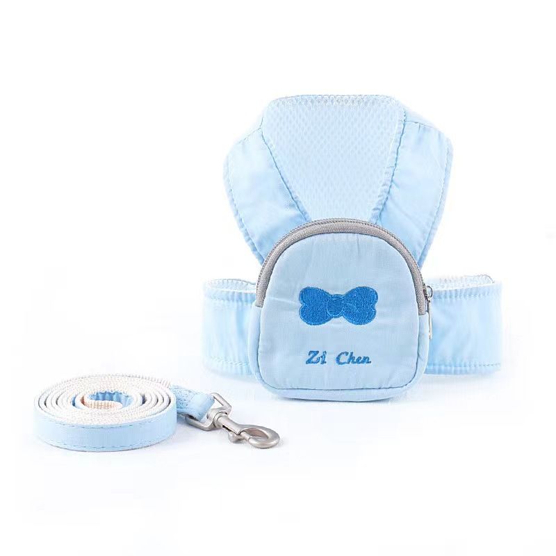 Pet Supplies Pettorina con fiocco, morbida e confortevole, guinzaglio a catena per cani e gatti_voghion.com