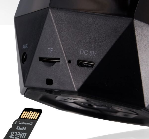 7-in Portable Wireless Bluetooth Speaker RGB LED Lights Loud Powerful Sound_voghion.com