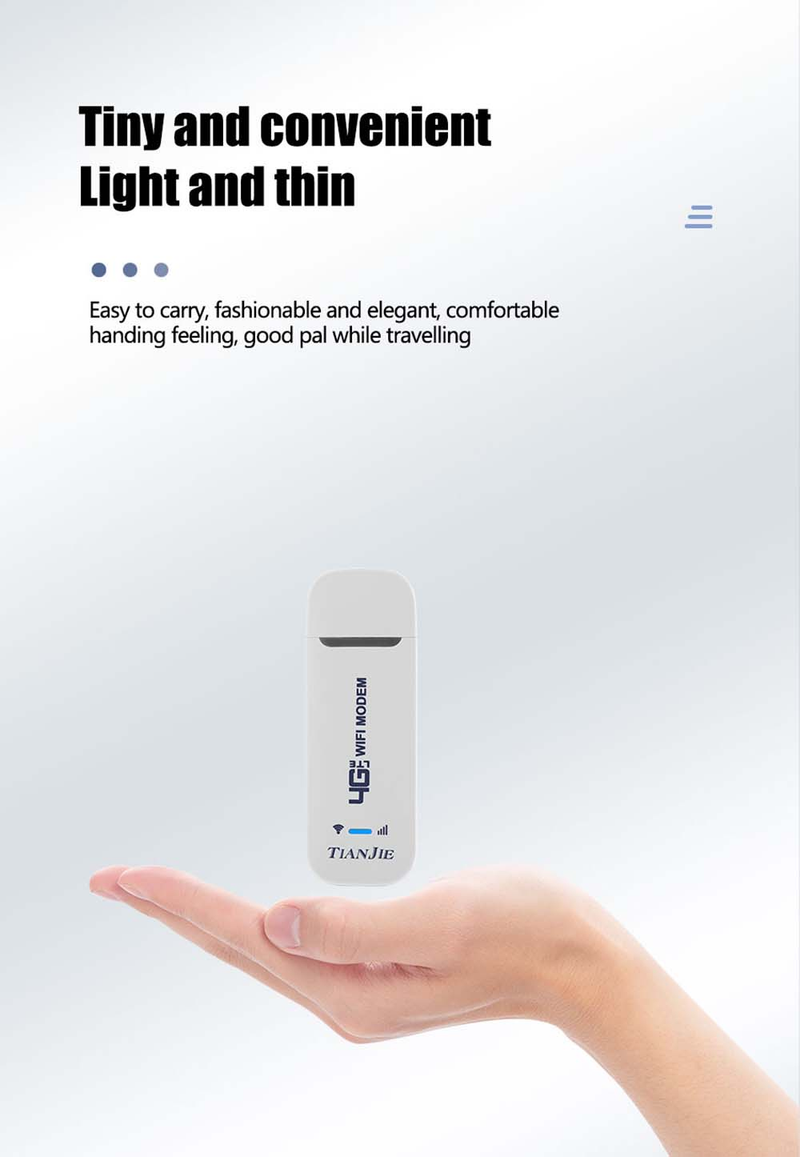 TIANJIE 3G / 4G SIM kortelė Wifi LTE USB maršrutizatoriaus modemas atrakintas JAV raktas belaidis automobilio "Wi-Fi Hotspot" mobiliojo tinklo adapteris plačiajuostis_voghion.com