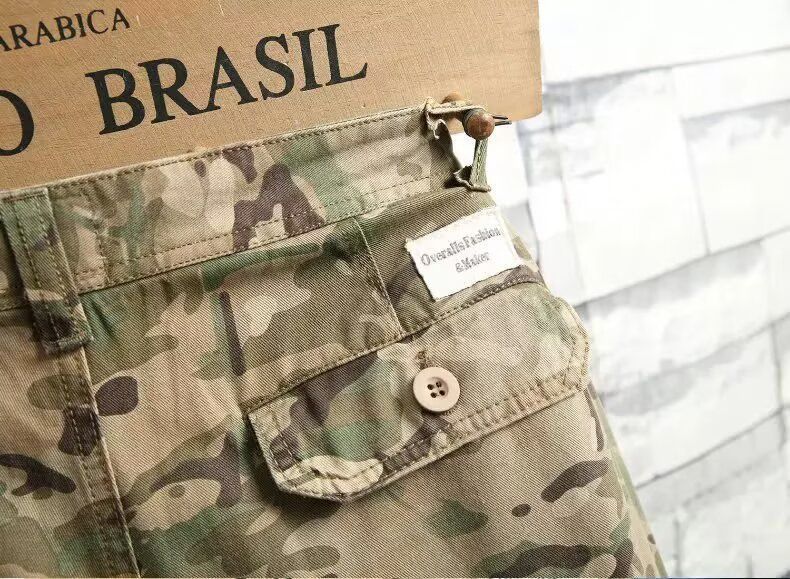 Men's Clothing Camouflage Shorts Original Loose Straight Shorts Youth Casual Shorts_voghion.com