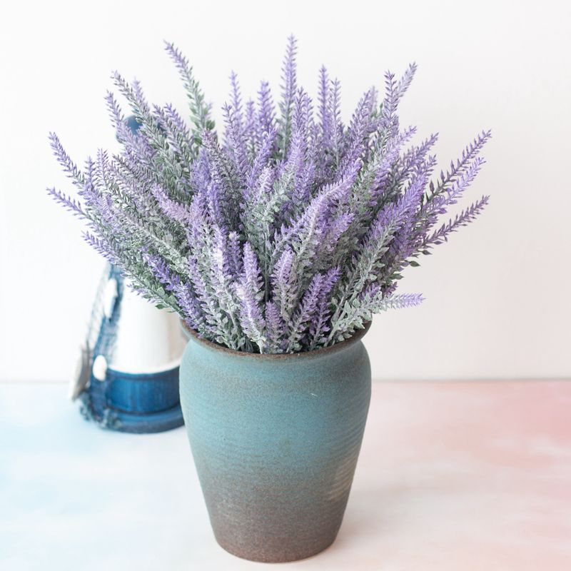 Casa e giardino Simulazione di piantagione di capelli Simulazione di composizione floreale di lavanda Decorazione floreale in stile pastorale Composizione floreale per matrimoni Giardinaggio_voghion.com