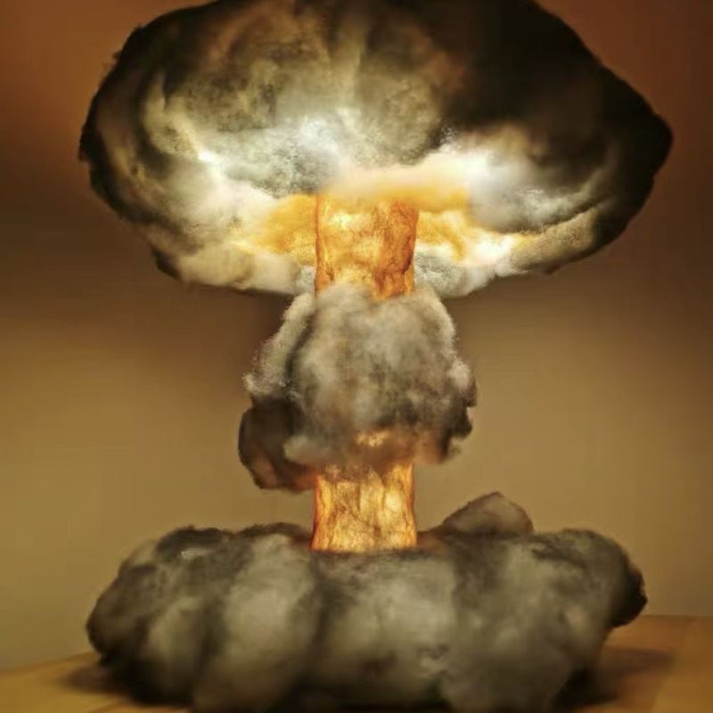 3D Composition Mushroom DIY Kit LED Creative Night Light Exploding Cloud Ornament Gift For Boyfriend_voghion.com