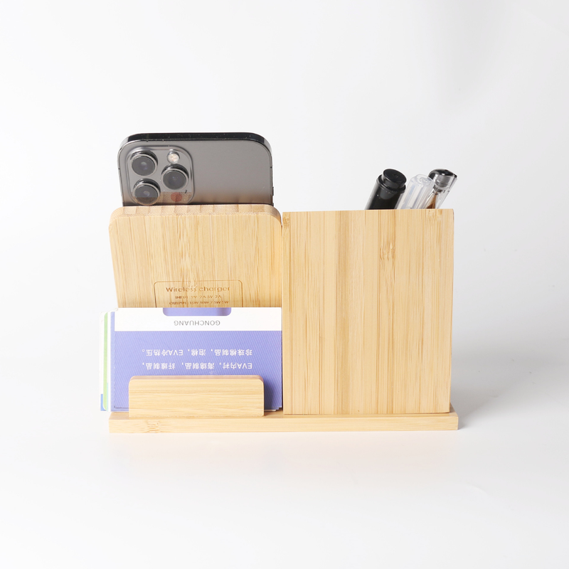 Three-in-one multi-function 15W pen holder mobile phone wireless charger home office desktop pen holder mobile phone charger_voghion.com