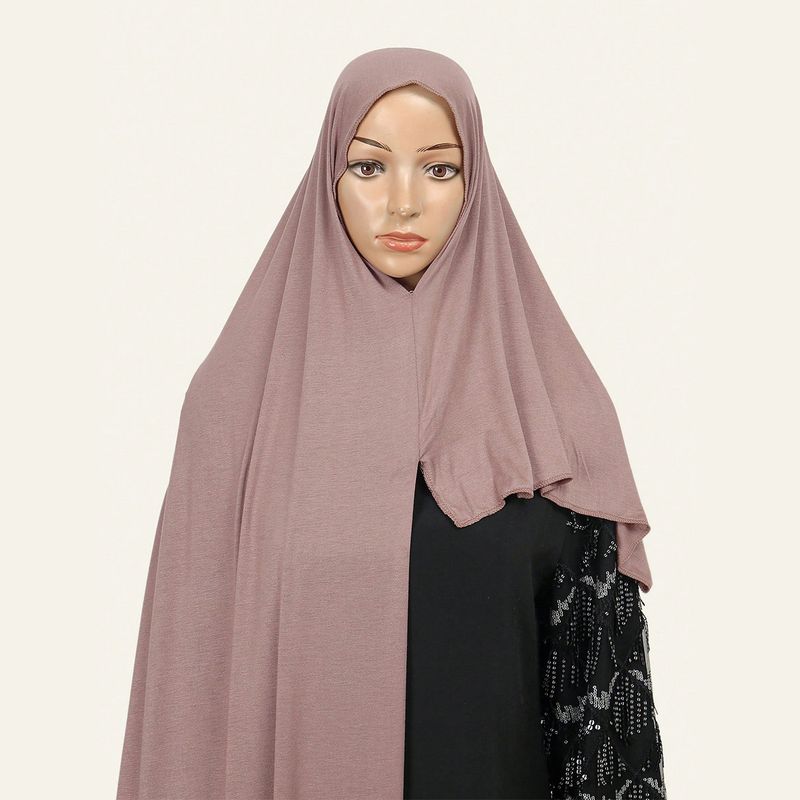 Women's Scarves New Style Mercerized Cotton Lazy Headscarf Convenient Cover Head Style Wrap Around Scarf Atmospheric Headscarf Casual Scarf_voghion.com