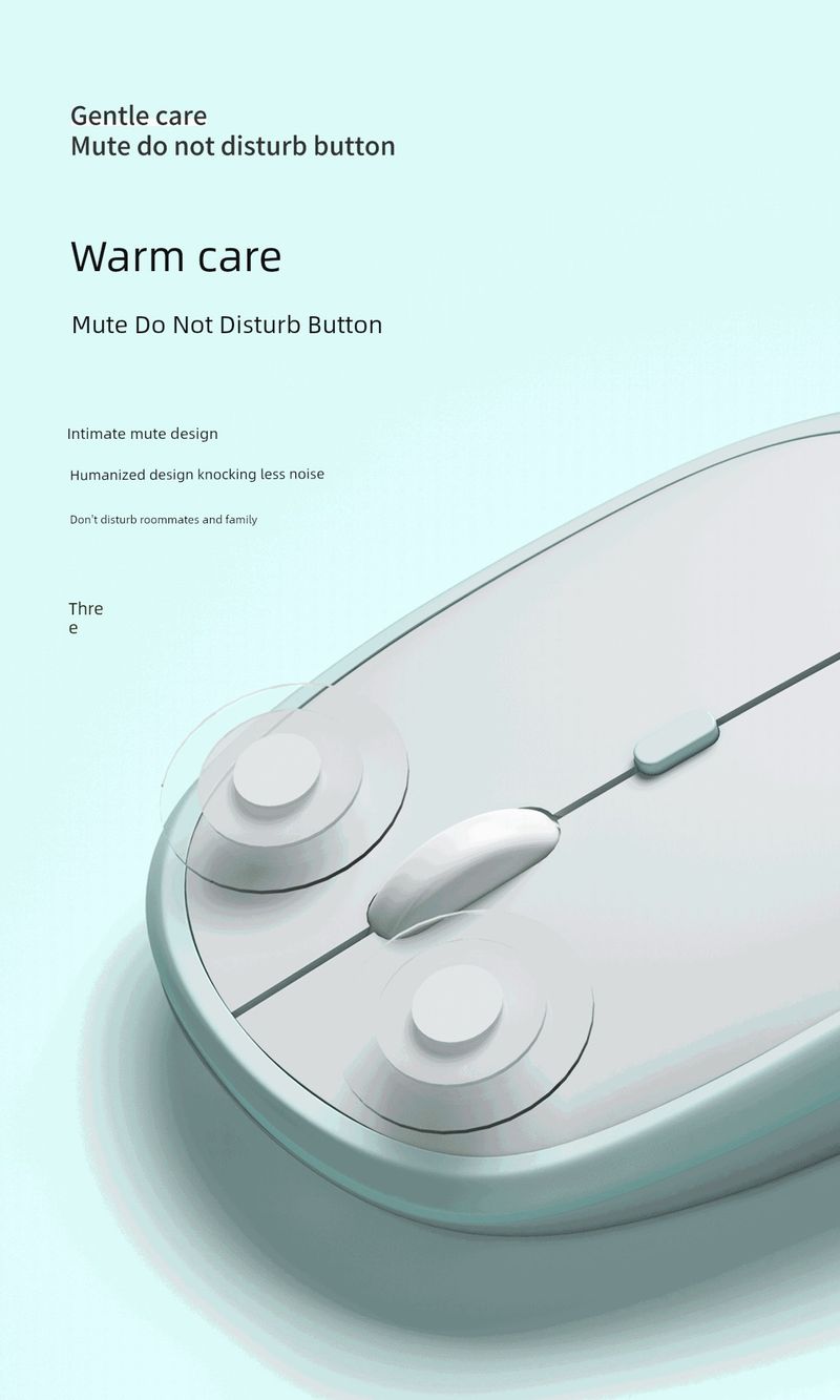 Tastiera e mouse portatili ricaricabili wireless a doppia modalità G Bluetooth per casa, ufficio, iPad, tablet, muto_voghion.com