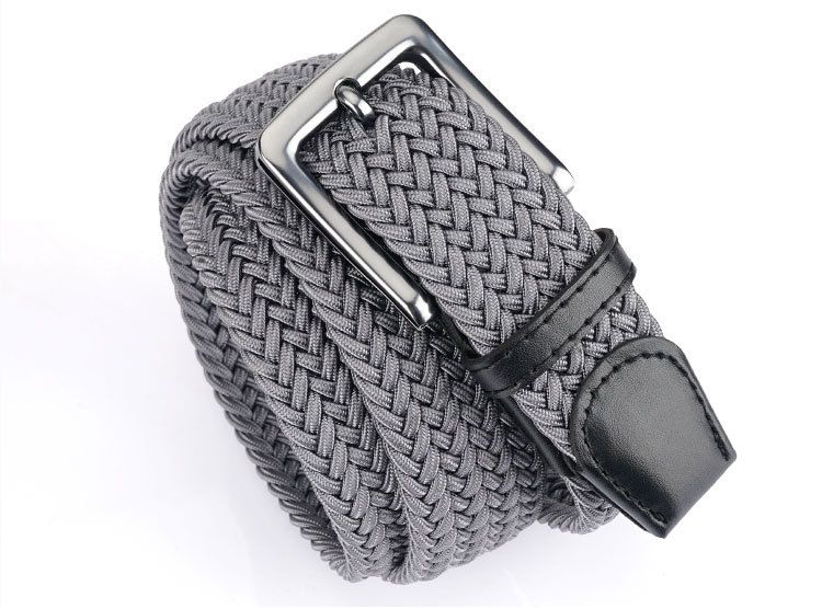 3.5 Men's Breathable Elastic Waist Support Comfortable Belt Silk Woven_voghion.com