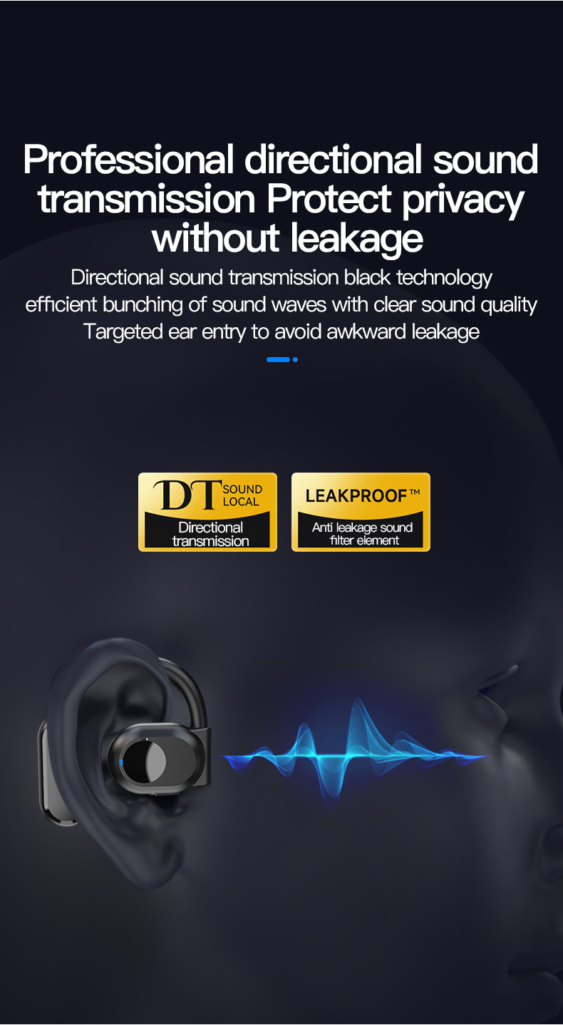 Neues BY99-Bluetooth-Headset, kabelloses Headset, passt nicht ins Ohr, offenes Ohr, hängendes Sport-Business-Headset_voghion.com