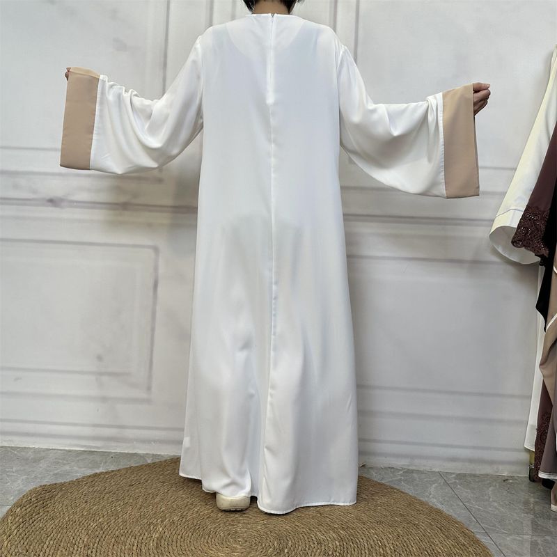 Nuevo diseño de Abaya musulmana Nida, vestido de lujo para mujer de Dubái con velo, caftán islámico marroquí negro, ropa informal modesta para Ramadán y Eid._voghion.com