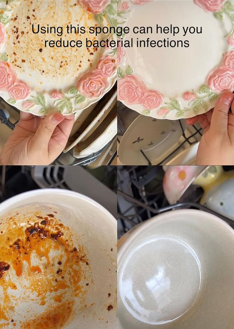 Öko-Küchenschwämme, 30er-Pack – doppelseitig, zum Schrubben, spülmaschinenfest, EU-Qualität, dichte Fasern_voghion.com