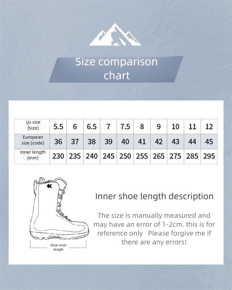 Snowboardstiefel für Erwachsene mit BOA-Stahlschnalle, Schnellverschluss, warm und rutschfest – ideal für Damen und Herren._voghion.com