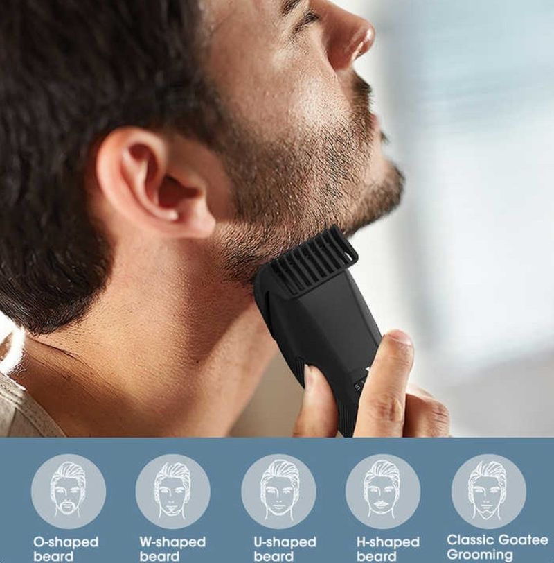 Rasoir à barbe avec tondeuse Rasoir électrique rechargeable sans fil_voghion.com