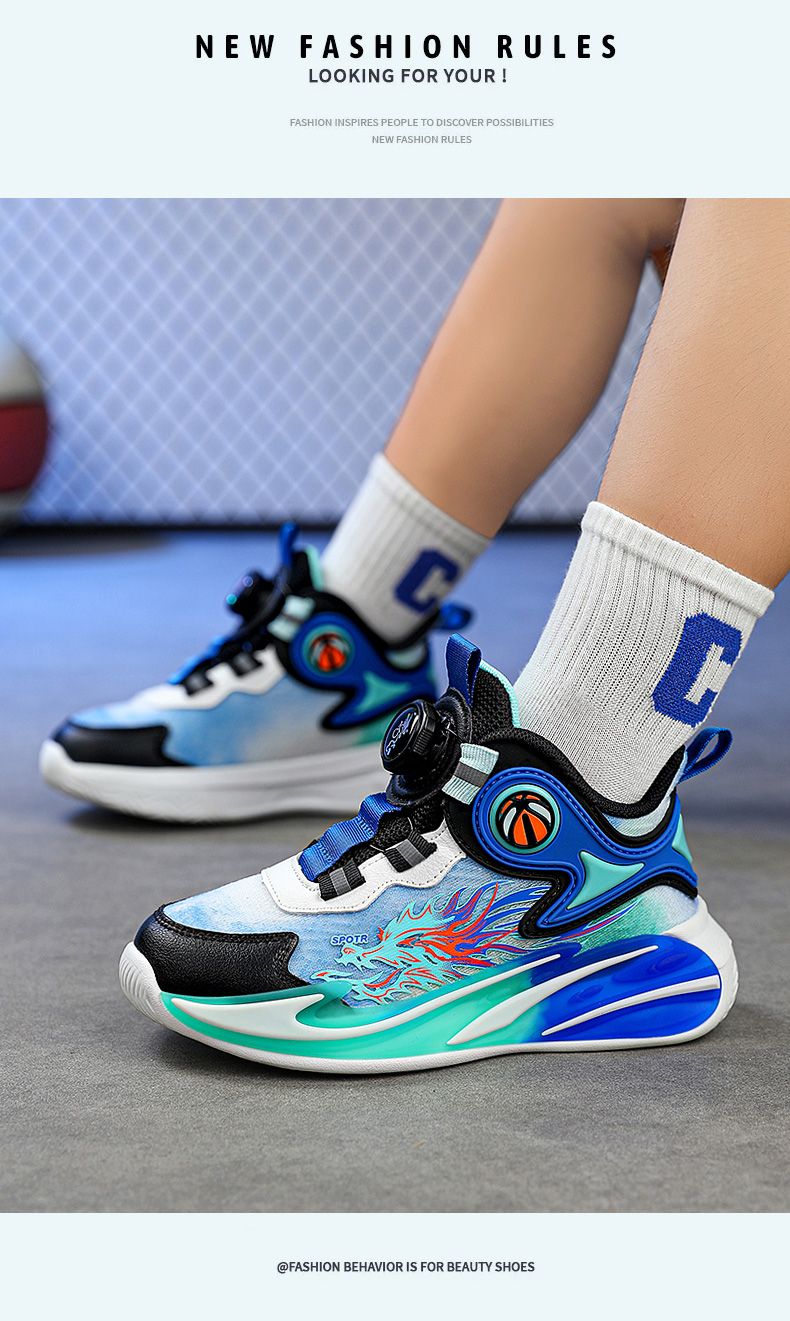 Herbst Doppel Net Sport Kinder Casual Schuhe_voghion.com