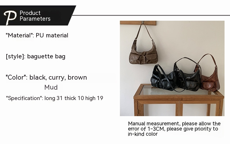 Bolso de mano de alta gama y de moda para mujer, nueva tendencia 2024, bolso cruzado de un solo hombro para desplazamientos, bolso de negocios_voghion.com