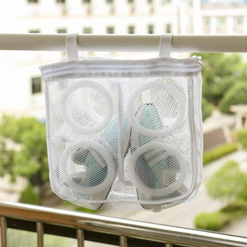 Family Organizer 3er-Pack Wäschesäcke aus Netzstoff für Schuhe, Feinwäsche, atmungsaktive Wasch- und Trockenschutztaschen mit Reißverschluss_voghion.com