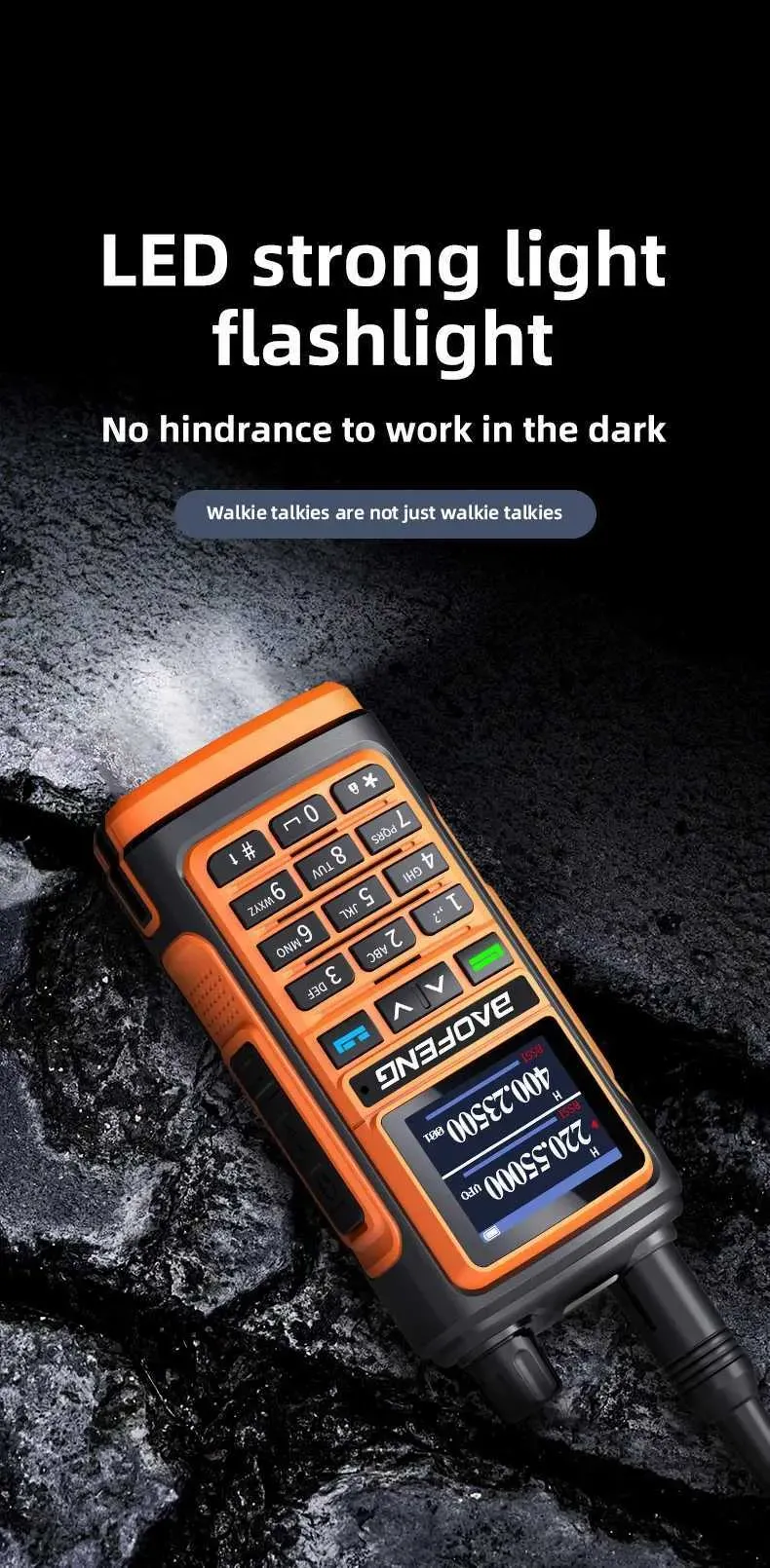 Lepsza jakość Baofeng UV-5R Ulepszona krótkofalówka dalekiego zasięgu UV-17R Walkie-talkie dla dorosłych Wodoodporna dwupasmowa ładowarka USB 999_voghion.com