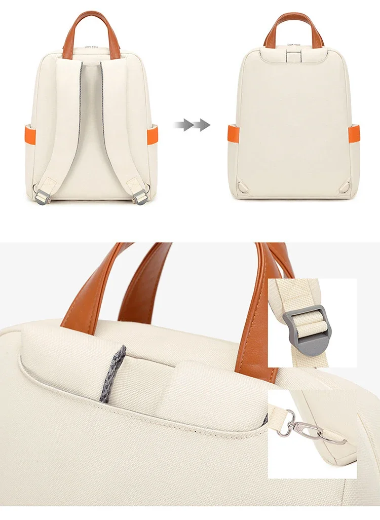 Fashion Women Backpack Large Capacity Casual Travel Bagpack 14 Inch Laptop Backpack School Bag For Teenage Girls_voghion.com