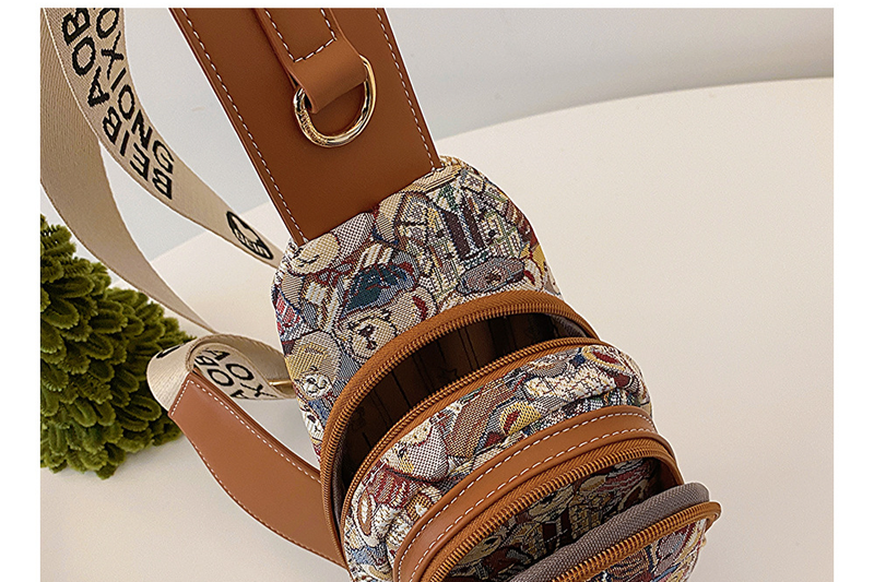 Damentaschen Tasche Quelle Fabrik Tasche Cartoon Bär Brusttasche Casual Damentasche Mode Hüfttasche_voghion.com