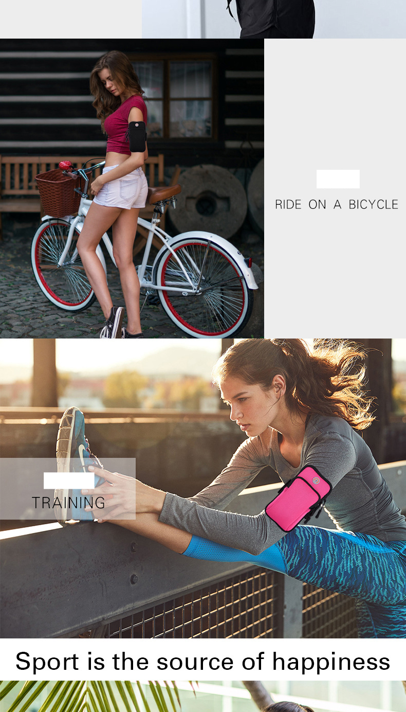 Gym Bags Outdoor Sports Arm Bag Mobile Arm Bag Running Wrist Bag Waterproof Arm Bag Cycling Events 7 "arm Bag_voghion.com