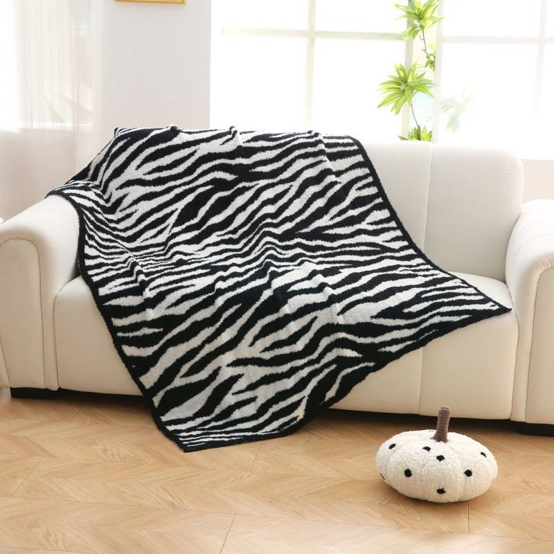 Extra dicke Winterdecke, doppelseitig, Fleece, stricken, weich, warm, für Sofa, Nickerchen, Geschenke_voghion.com
