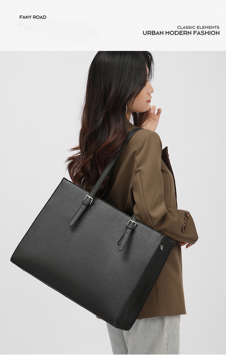 Women’s Bags Commuting Bags For Women In Autumn And Winter New Style Ladies' Computer Briefcases Simple Large Capacity Portable Shoulder Bags_voghion.com