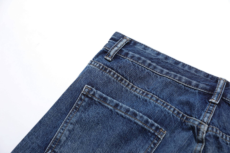 Herrenbekleidung High Street Baggy Männer und Frauen Blumenstickerei Cat Whisker Straight Drape Jeans Neutral Loose Wide Leg_voghion.com
