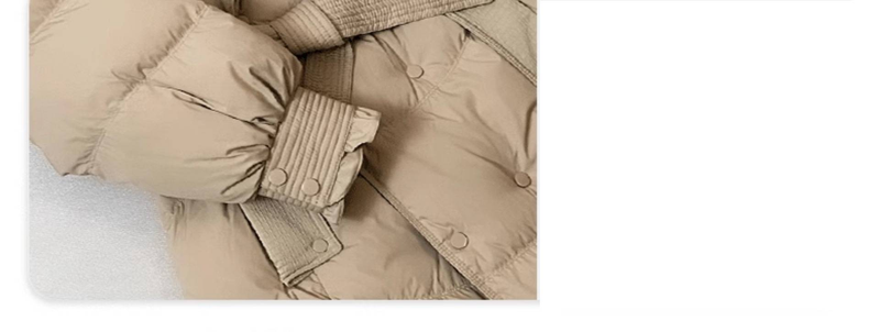 Elegant Women's Trench Coat Down Jacket With Slim Fit, Double Breasted, Waist Belt & Long Length For Winter Fashion_voghion.com