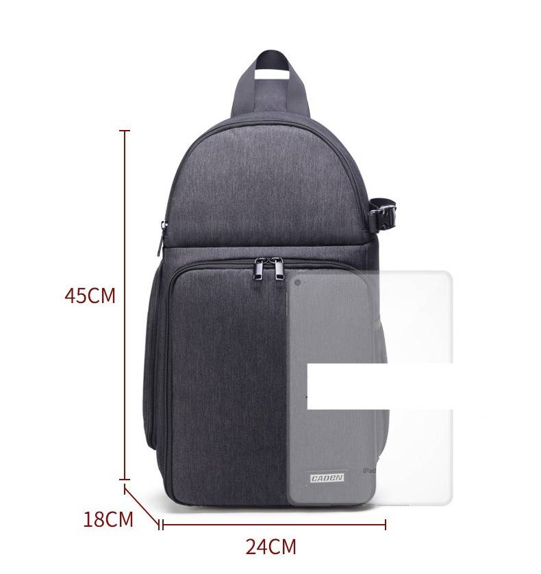 Robuste, wasserdichte Kameratasche für DSLR-Kameras mit verstellbarem Gurt und seitlicher Stativhalterung – leichtes und atmungsaktives Design für Fotografen_voghion.com