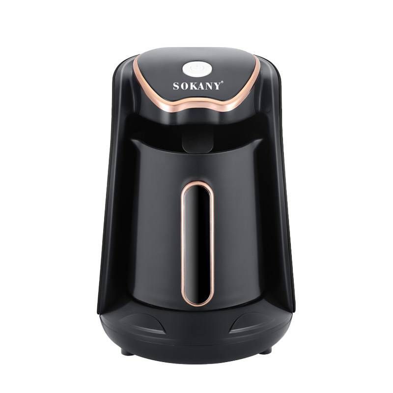 Cafetera turca portátil – Cafetera compacta para estufa y eléctrica para espresso y té (enchufe UE/RU de 220 V, estilo Ins, plástico libre de BPA)_voghion.com