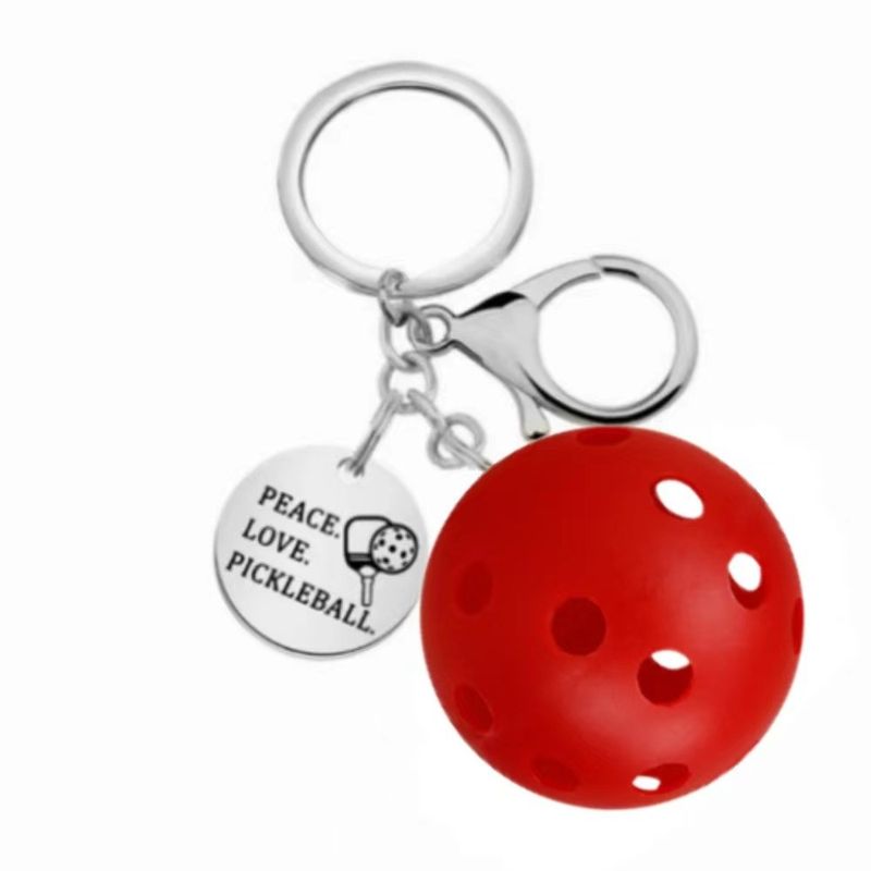 Portachiavi in acciaio inossidabile con sfera di fuoco esplosiva, 5 colori, ciondolo a forma di sfera con foro fai da te, opzionale_voghion.com