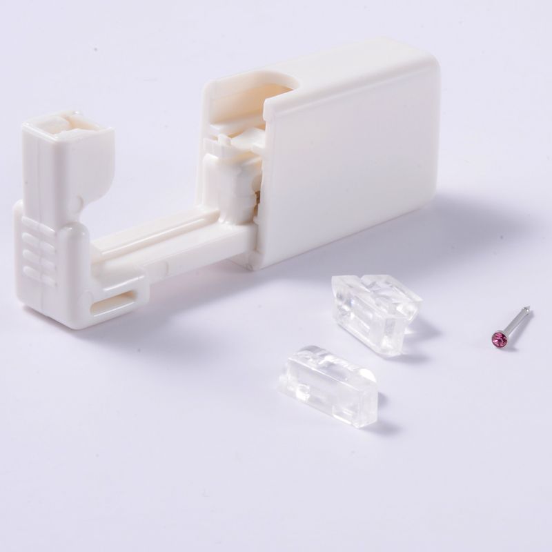1PC Disposable Safe Sterile Piercing Unit For Nose Studs Flower Style Piercing Gun Piercer Tool Machine Body Piercing Jewelry_voghion.com
