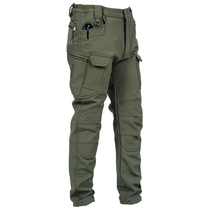Herrkläder Archon Shark Skin Soft Shell Assault Pants Herr Förtjockade IX7 Taktiska Byxor Varma Vindtäta Vattentäta Fleece Vandringsbyxor_voghion.com