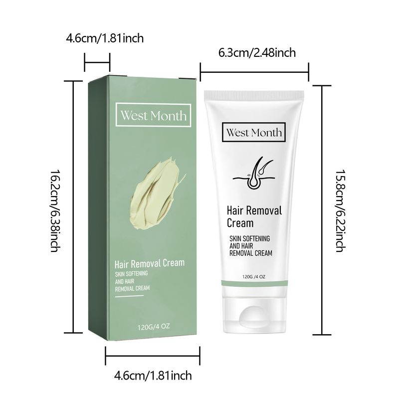 Ķermeņa depilācijas balzams, visa ķermeņa padušu lūpas maiga matu noņemšana āda gluda un maiga_voghion.com