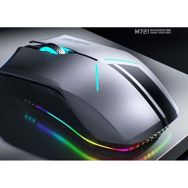 Mchanic M7 Scond Gnration Wirlss Mous Rchargabl Dsktop Computr E-sports Gaming Offic High-nd 2.4G Dual_voghion.com