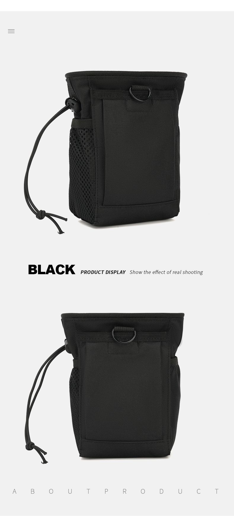 Outdoor Molle Multi-Functional Tactical Waist Portable Tool Belt-Worn Small Storage Slingshot Hanging Bag_voghion.com