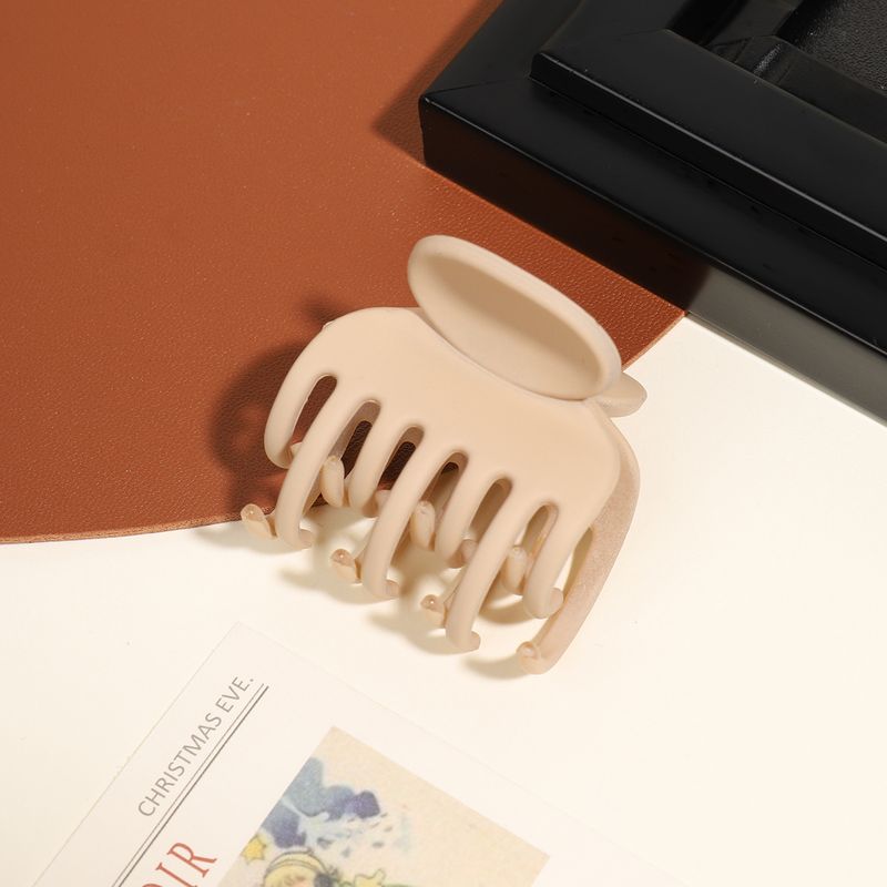 Fermaglio per capelli a forma di artiglio piccolo in stile coreano - Fermaglio a forma di squalo con 4 stecche per la parte posteriore della testa - Accessorio versatile ed elegante per capelli con coda di cavallo alta_voghion.com
